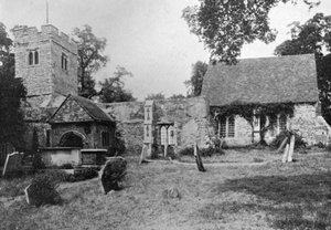 De oude kerk, Chingford, Essex, 1924-1926 door Unbekannt