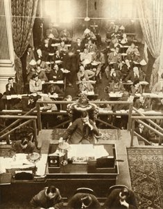 De opening van Dail Eireann, of Kamer van Afgevaardigden, Dublin, Ierland, 9 september 1922