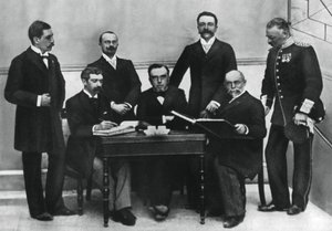 De organisatoren van de Olympische Spelen van Athene, 1906, 1936