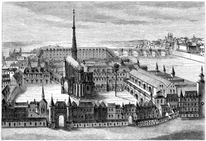 Het paleis, 16e eeuw 1849