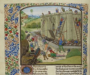 Het beleg van Brest, 1386 door Unbekannt