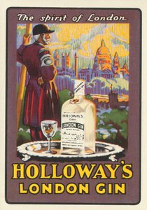 De geest van Londen - Holloways London Gin, c1930s