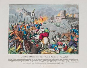 De bestorming van het Brailov-fort op 15 juni 1828, ca. 1830 door Unbekannt