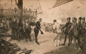De overgave van Don Anton aan Sir Francis Drake, 1 maart 1579 door Unbekannt