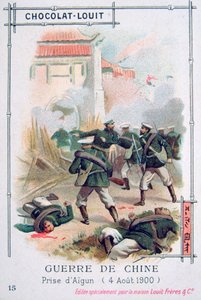 De Inname van Aigun door Russische Troepen, Bokseropstand, China, 4 Augustus 1900 door Unbekannt