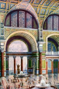 Het tepidarium van de Thermen van Caracalla, Rome, Italië, 1933-1934 door Unbekannt