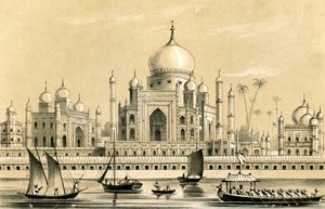 Het graf van de favoriete sultan van Akbar Khan in Agra door Unbekannt