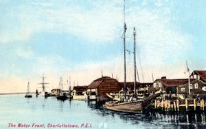 De waterkant, Charlottetown, Prins Edwardeiland, Canada, ca. 1900 door Unbekannt