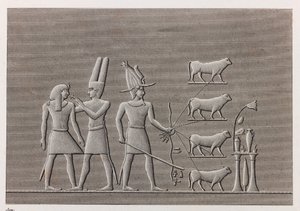 Thebe, Louqsor (detail) door Unbekannt