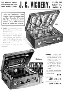 Hun Majesteiten Juwelier, Zilversmid en Toilettasfabrikant. - J. C. Vickery, 1909