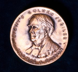 Thomas Alva Edison, Amerikaanse natuurkundige en uitvinder, 1929 door Unbekannt