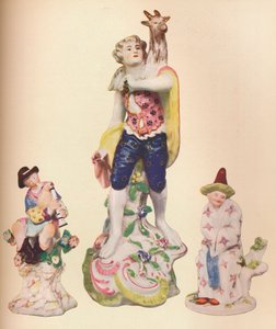 Drie Chinese figuren uit de Wallace Elliot-collectie, ca. 1775 door Unbekannt