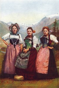 Drie Zwitserse meisjes, 1912