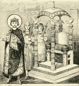 Troon van de Byzantijnse keizers, 1890 door Unbekannt
