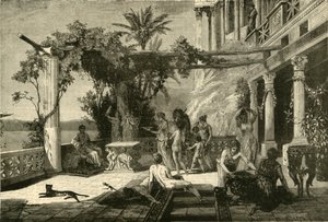Tiberius op Capreae door Unbekannt