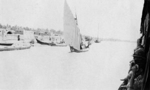 Tigris-rivier, Bagdad, Irak, 1917-1919