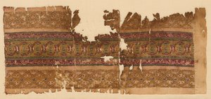 Tiraz met guilloche banden, 1100s
