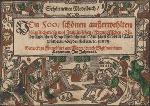 Titelpagina uit Schön newes Modelbuch Pagina 1r, 1608