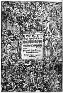 Titelpagina van de Grote Bijbel, 1539, 1893 door Unbekannt