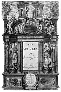 Titelpagina van de werken van Ben Jonson, 1616 door Unbekannt