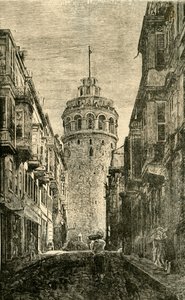 Toren van Galata, Constantinopel, 1890