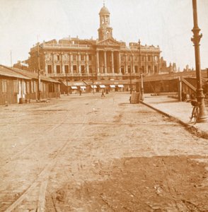 Stadhuis en Hoofdplein, Cambrai, Noord-Frankrijk, c1914-c1918