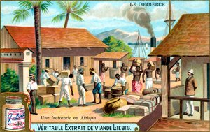 Handel: handelspost in Afrika, ca. 1900