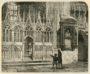 Transept van het Martelaarschap, Canterbury kathedraal, 1890