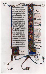 Boom van Jesse in initiaal letter I, late 13e eeuw