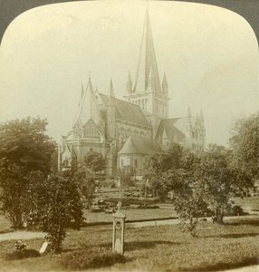 Trondhjem kathedraal, waarvan de tradities acht eeuwen teruggaan, Noorwegen, ca. 1905 door Unbekannt
