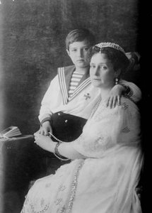 Tsarevitsj Alexei van Rusland en tsarina Alexandra
