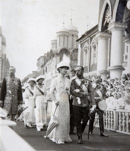 Tsarenfamilie bij de viering van het 300-jarig jubileum van het Huis Romanov, Rusland, 1913