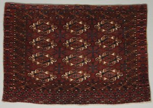 Turkmeense tas voorkant, 1800s door Unbekannt