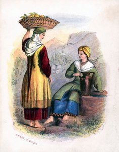 Twee Griekse vrouwen, ca. 1809 door Unbekannt