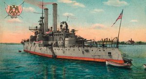 Amerikaans slagschip Iowa, ca. 1908 door Unbekannt