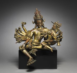 Uma-Maheshvara, 1300s door Unbekannt