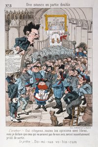 Une Séance en Partie Double, 1871 door Unbekannt