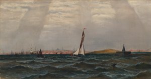 Naamloos havenscène, n.d. door Unbekannt