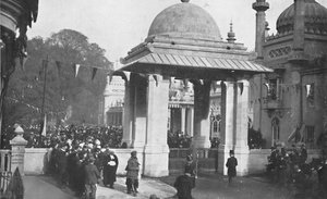 Onthulling van de Indiase Herdenkingspoort door de Maharaja van Patiala, 26 oktober 1921, 1939