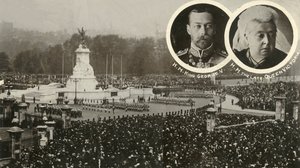 Onthulling van het Victoria Memorial, Londen, 16 mei 1911 door Unbekannt