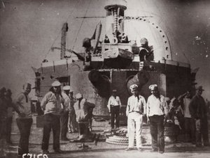 Opstand op het slagschip Potemkin, Constanta, Roemenië, 1905 door Unbekannt
