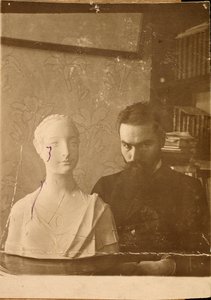 Valery Bryusov, Russische auteur en dichter, 1900s door Unbekannt