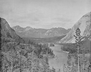 Vallei van de Bow River, Alberta, Canada, ca. 1897 door Unbekannt