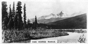 Van Horne Range, Canadese Rockies, c1920s door Unbekannt