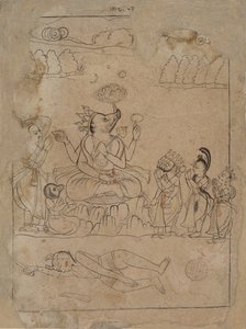 Varaha Triomfantelijk, late 18e eeuw