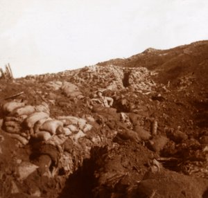 Vauquois, Noord-Frankrijk, c1914-c1918