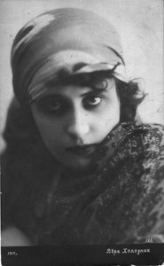 Vera Kholodnaya, Russische stomme filmactrice, 1916