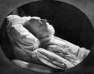 Victor Hugo, Franse auteur, op zijn sterfbed, 22 mei 1885