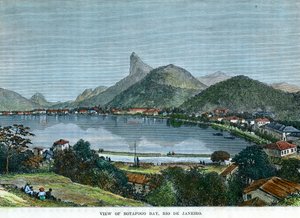 Uitzicht op Botafogo Bay, Rio de Janeiro, Brazilië