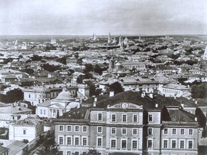Uitzicht op Moskou vanaf de Ivan de Grote Klokkentoren, Rusland, 1884 door Unbekannt